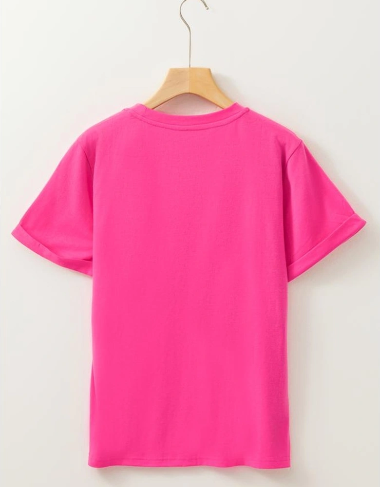 Rose Red Nutcracker Graphic Christmas Holiday T Shirt