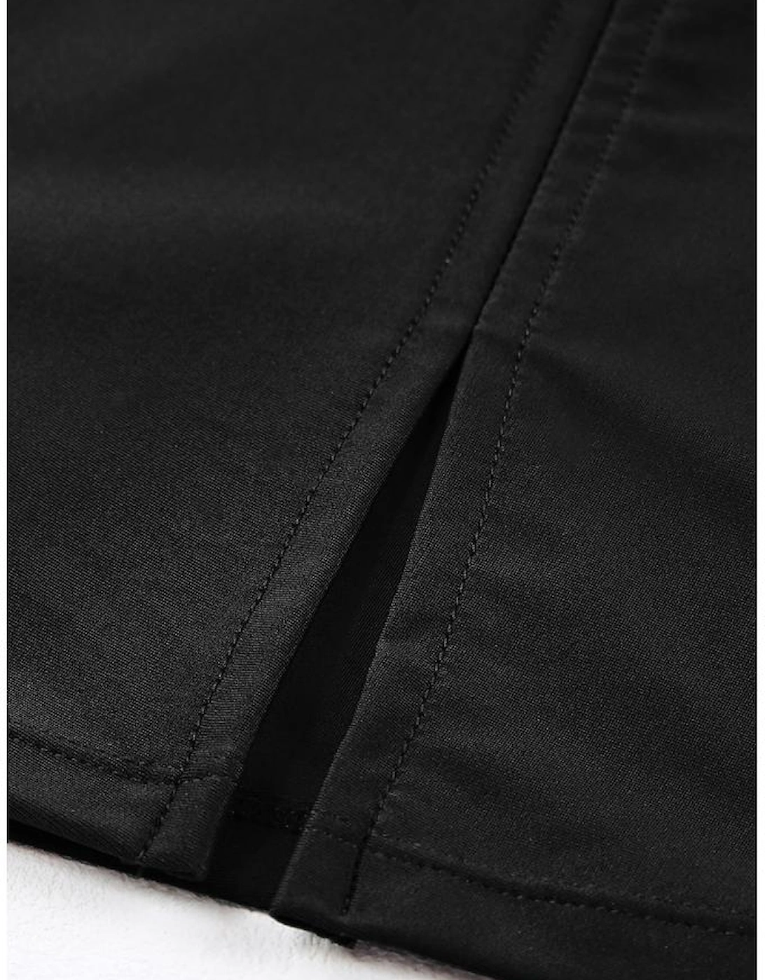 Azura Exchange Black Solid Square Neck Sleeveless Tankini Swimsuit, 14 of 13