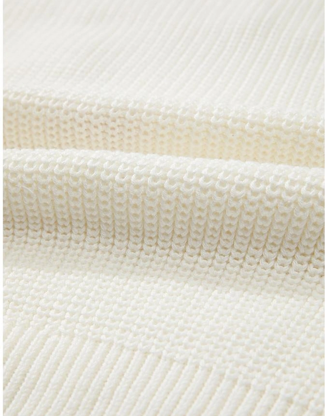 White Striped Merry Bright Letter Christmas Sweater