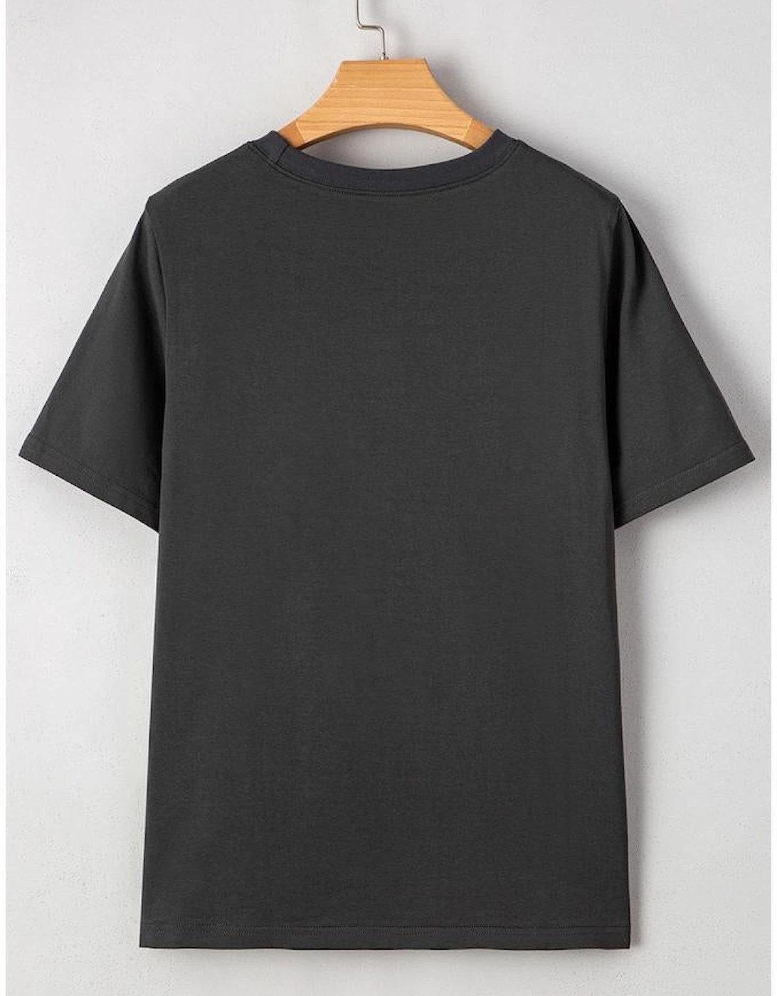 Dark Grey RISE WITH THE SUN Western Fashion Graphic Tee, 15 of 14