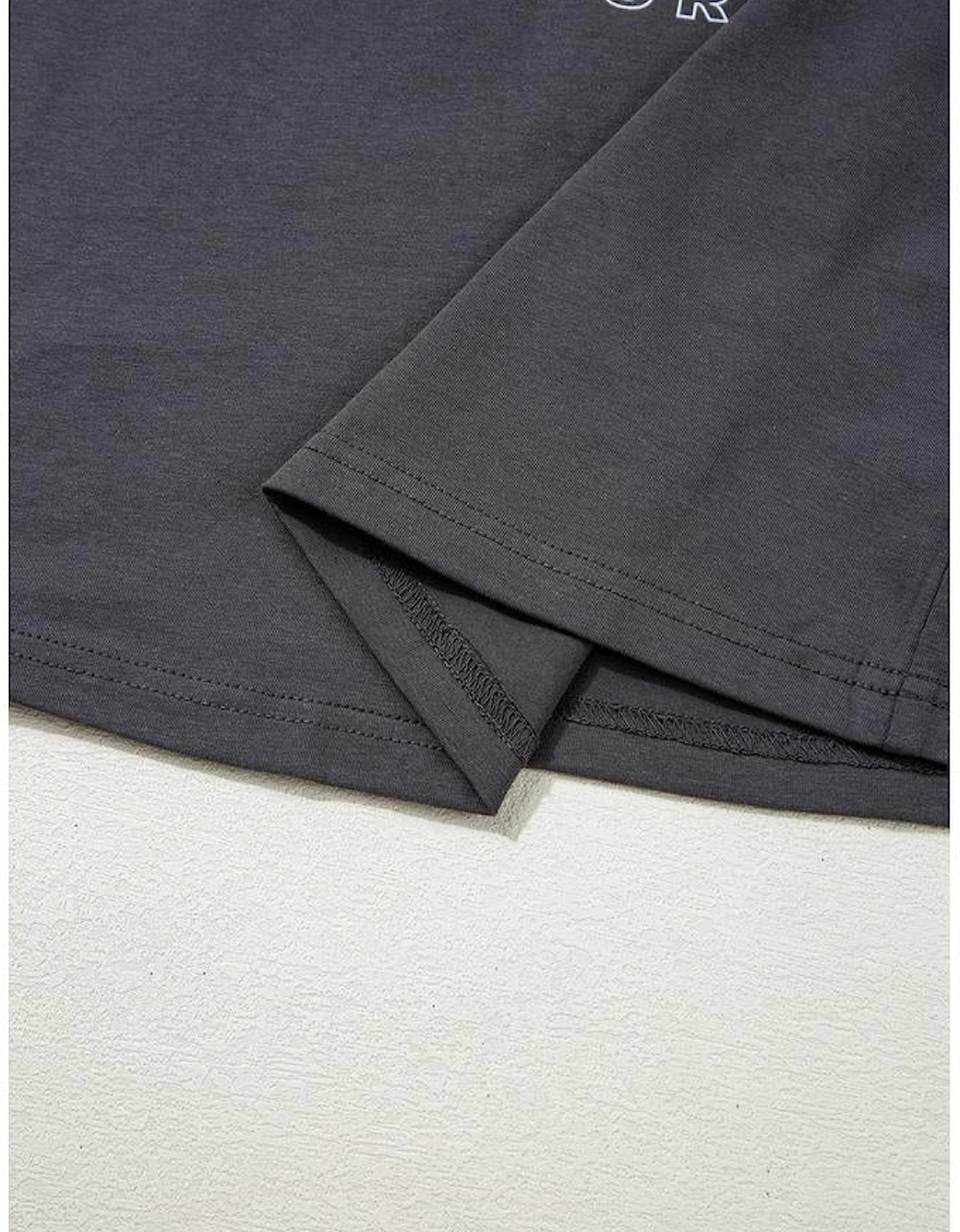 Dark Grey RISE WITH THE SUN Western Fashion Graphic Tee