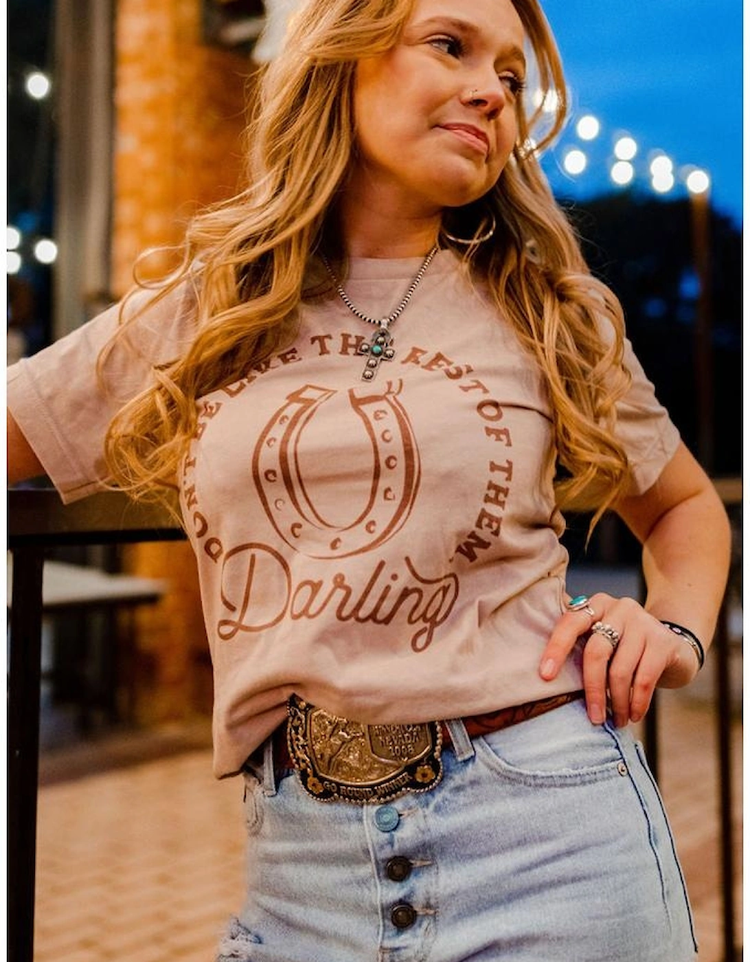 Khaki DO NOT BE LIKE THE REST OF THEM Darling Graphic Tee