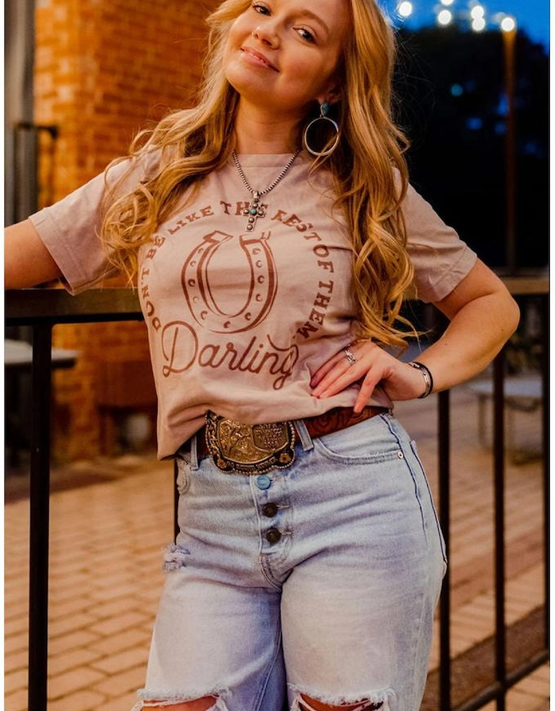 Khaki DO NOT BE LIKE THE REST OF THEM Darling Graphic Tee