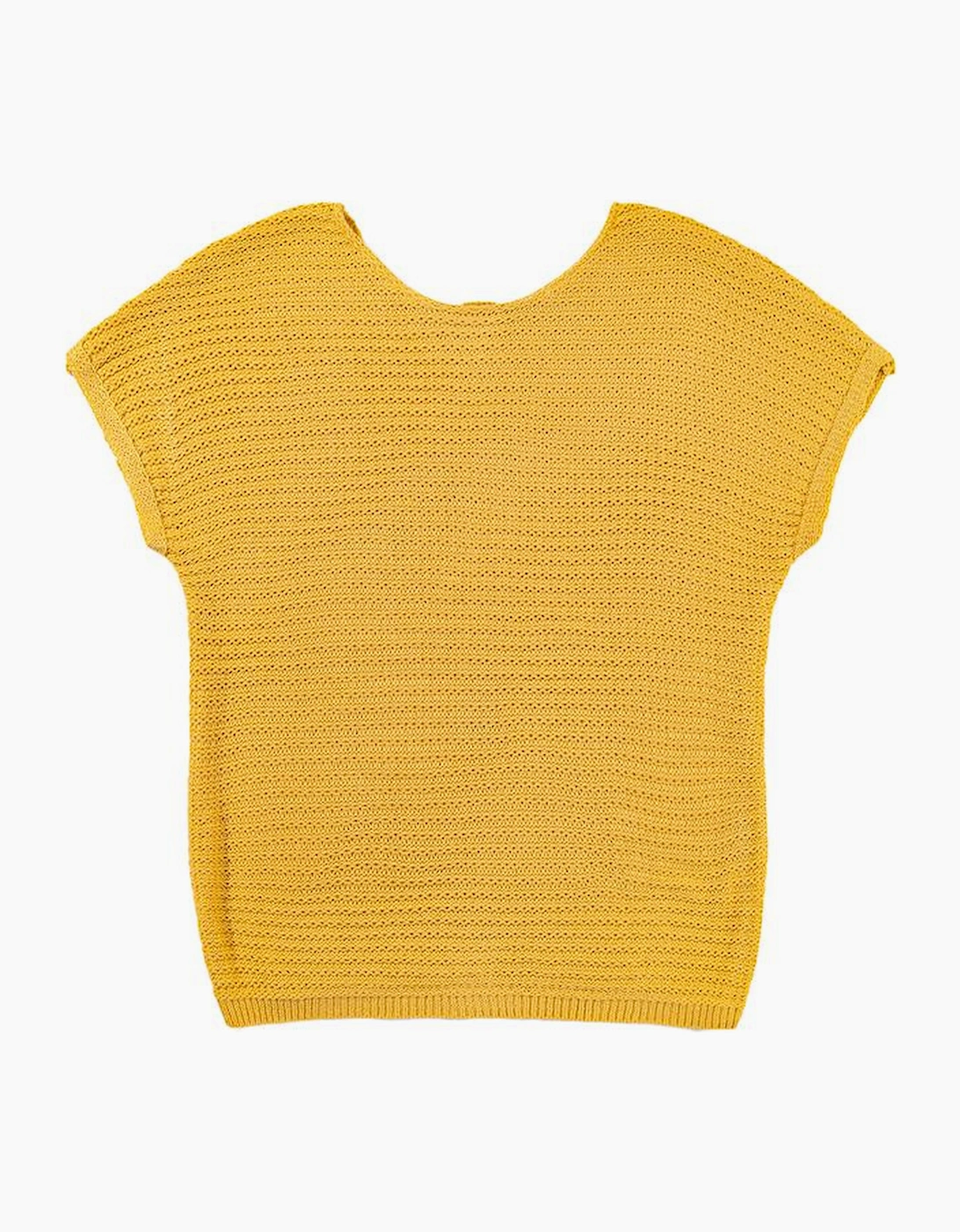 Ginger Solid Loose Knit Short Dolman Sleeve Sweater