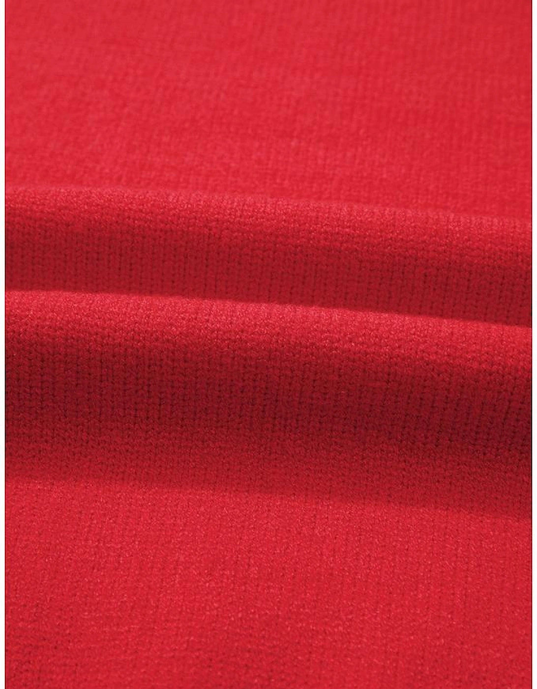 Fiery Red Tinsel merry Pattern Drop Shoulder Plus Size Sweater