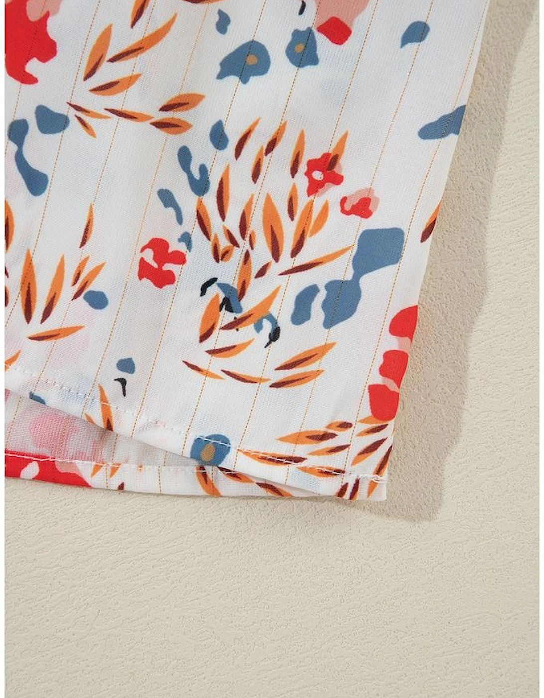 Khaki Floral Print Ruffled Tiered Long Sleeve V Neck Midi Dress