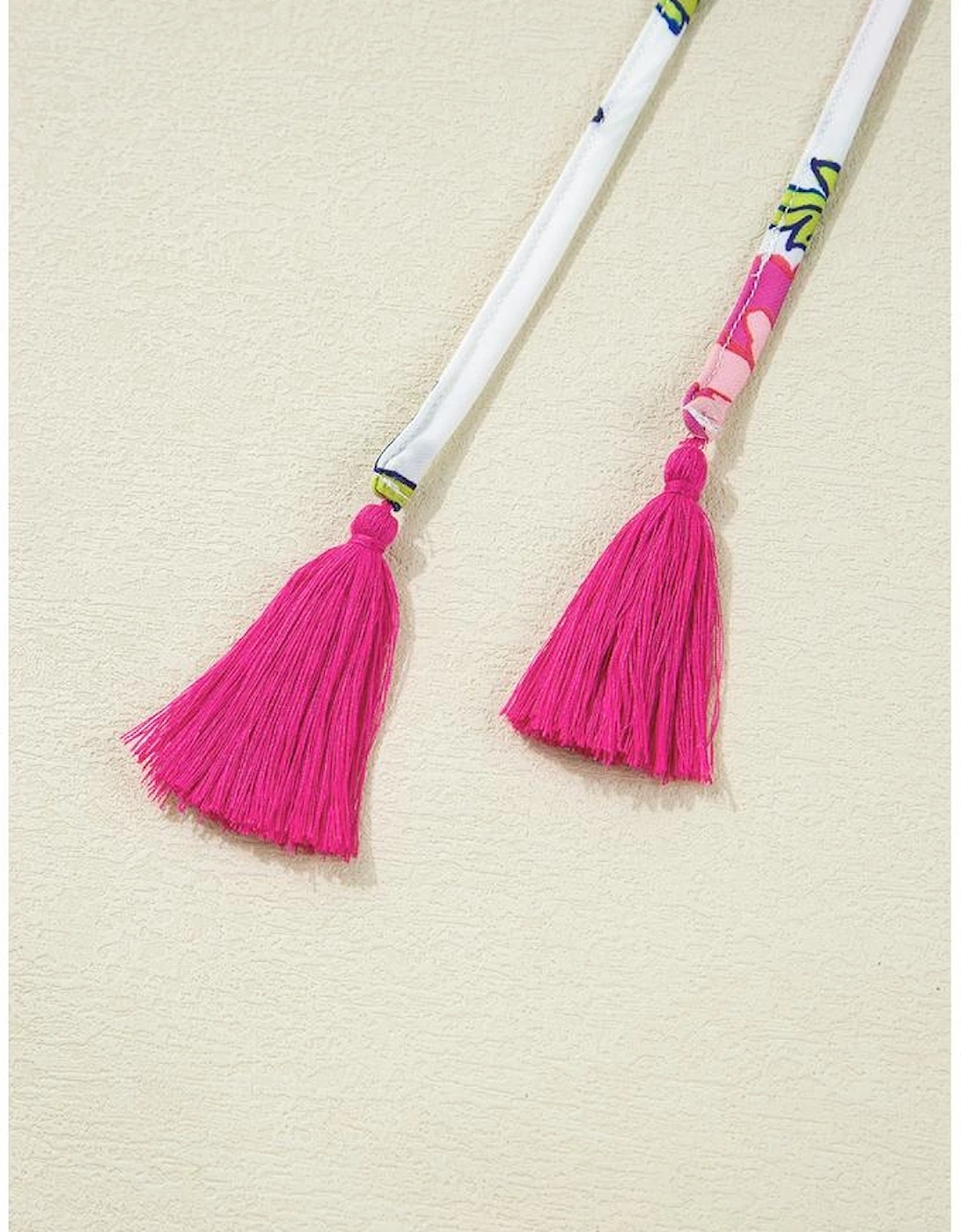 Rose Vintage Floral Print Contrast Notched V Neck Plus Size Summer Blouse