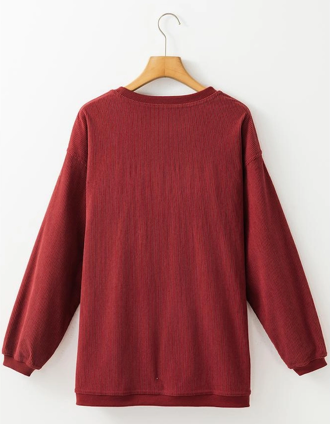 Racing Red MERRY Graphic Corded Christmas Sweatshirt