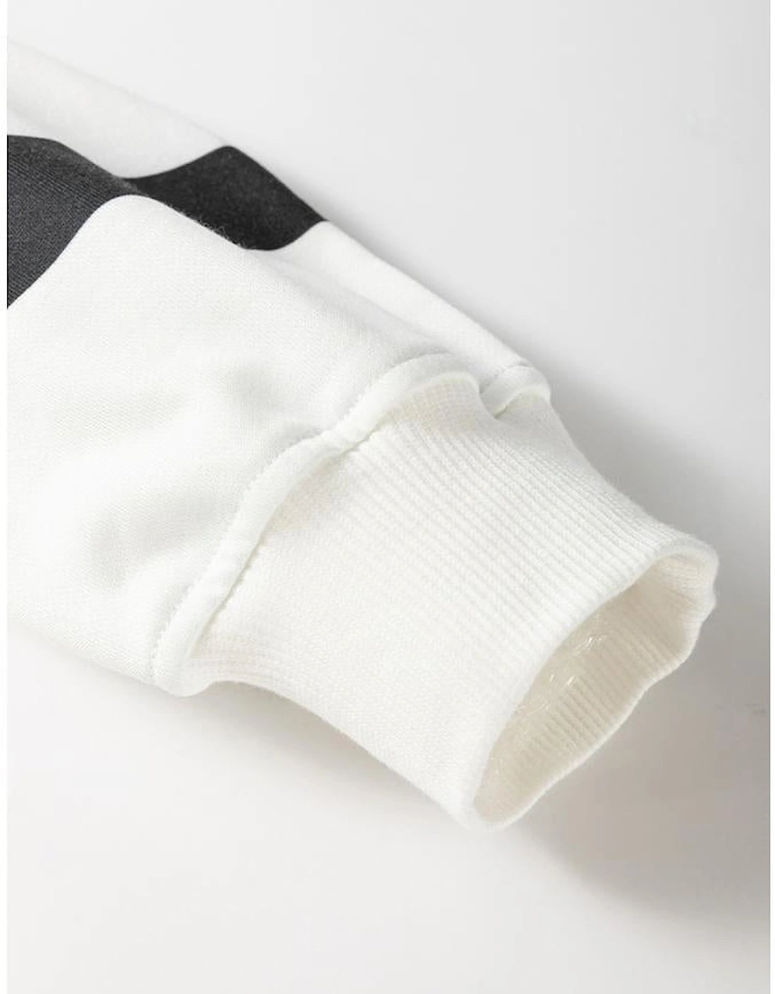 Black Stripe Drop Shoulder Pullover and Jogger Pants Set