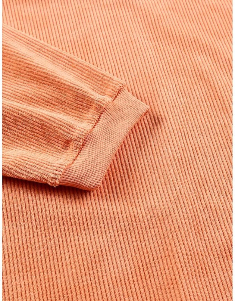 Azura Exchange Oversized Ribbed Corded Sweatshirt