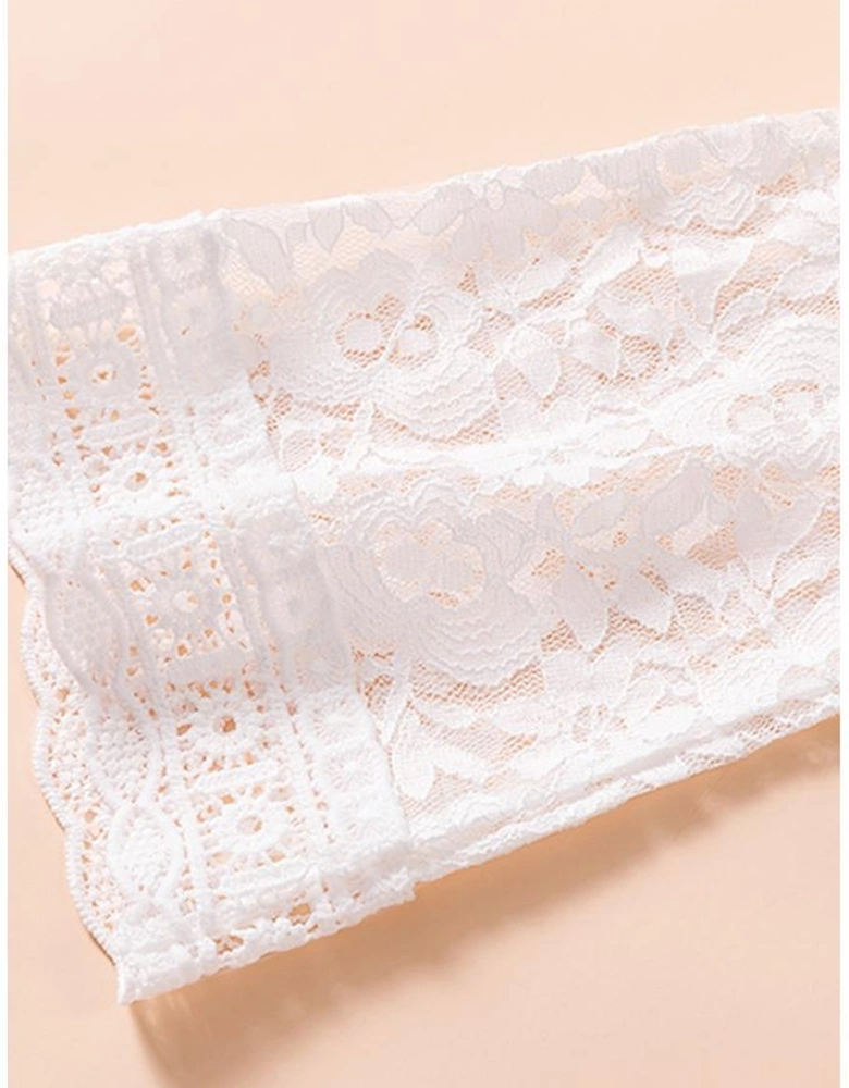 Azura Exchange Black Lace V Neck Mini Dress