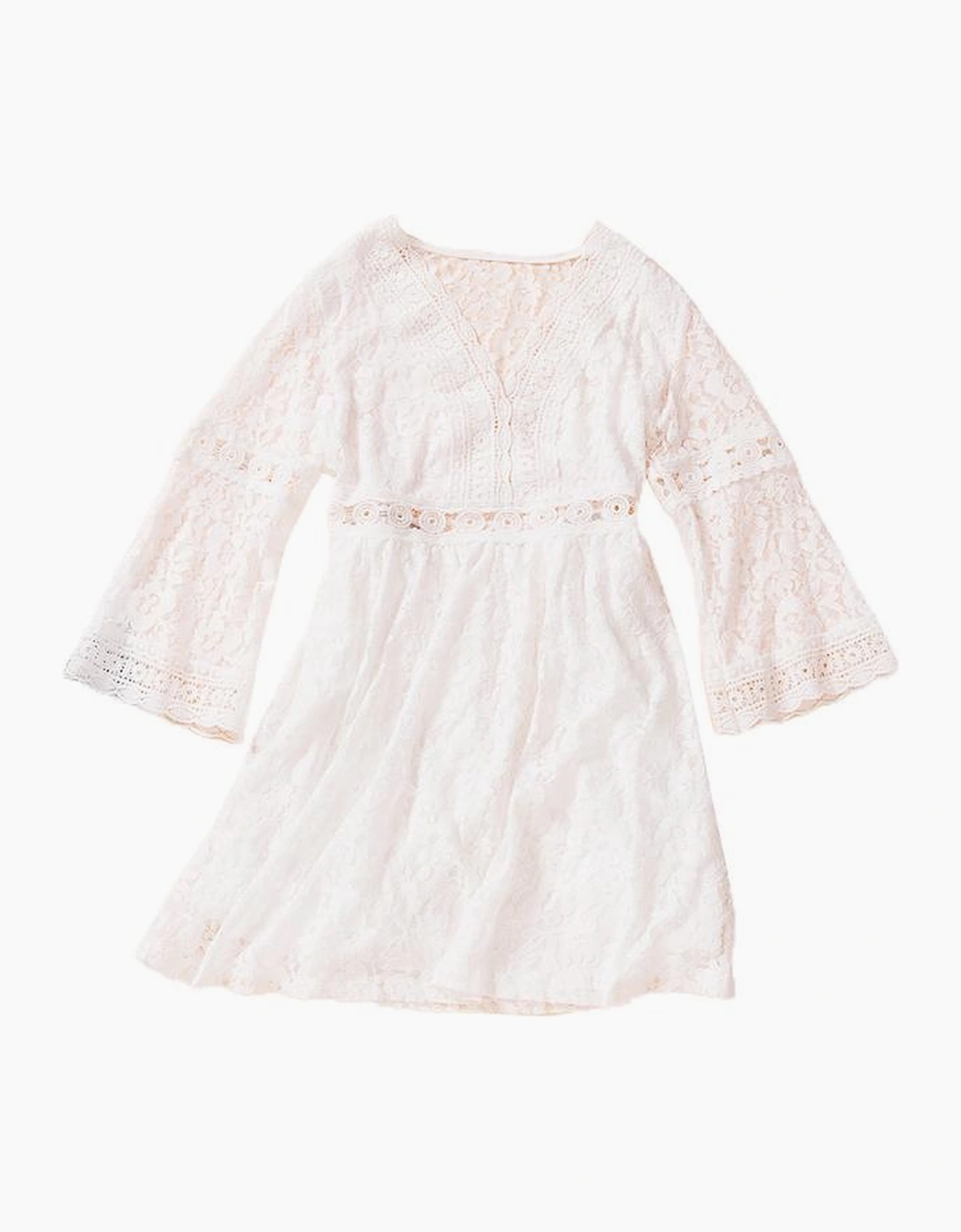 Azura Exchange Black Lace V Neck Mini Dress