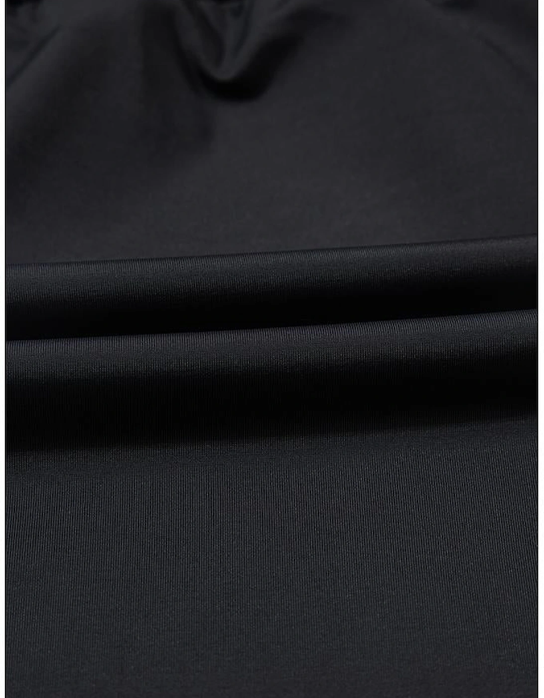 Black Plain Sleeveless Loop Drawstring Cinched Waist Romper