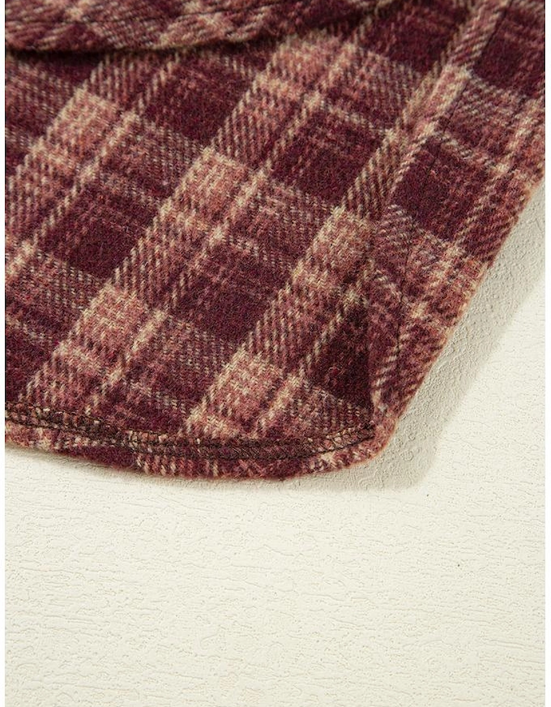 Moss Green Vintage Plaid Patchwork Drop Shoulder Sweatshirt