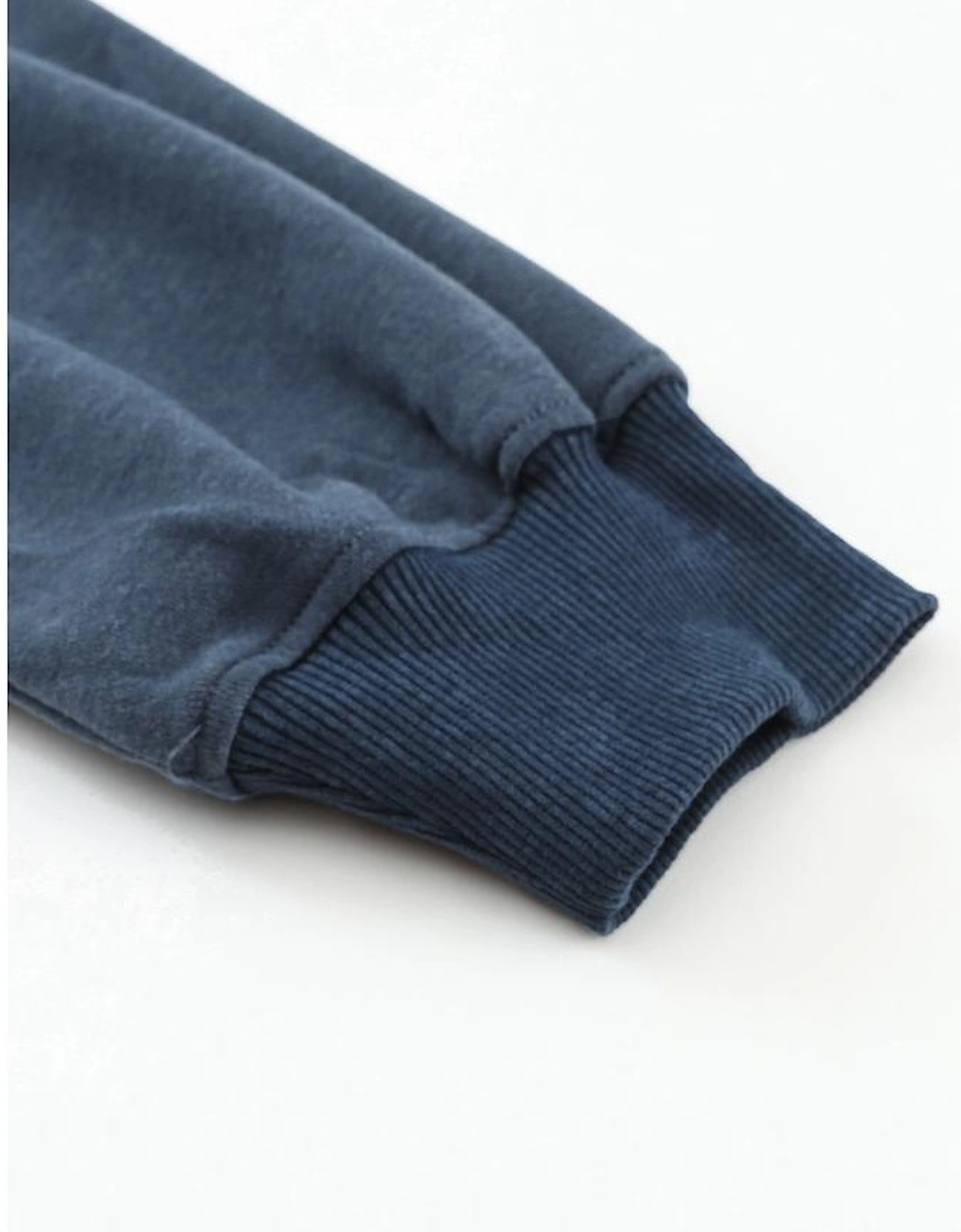 Sky Blue Drop Shoulder Crew Neck Pullover Sweatshirt, 16 of 15