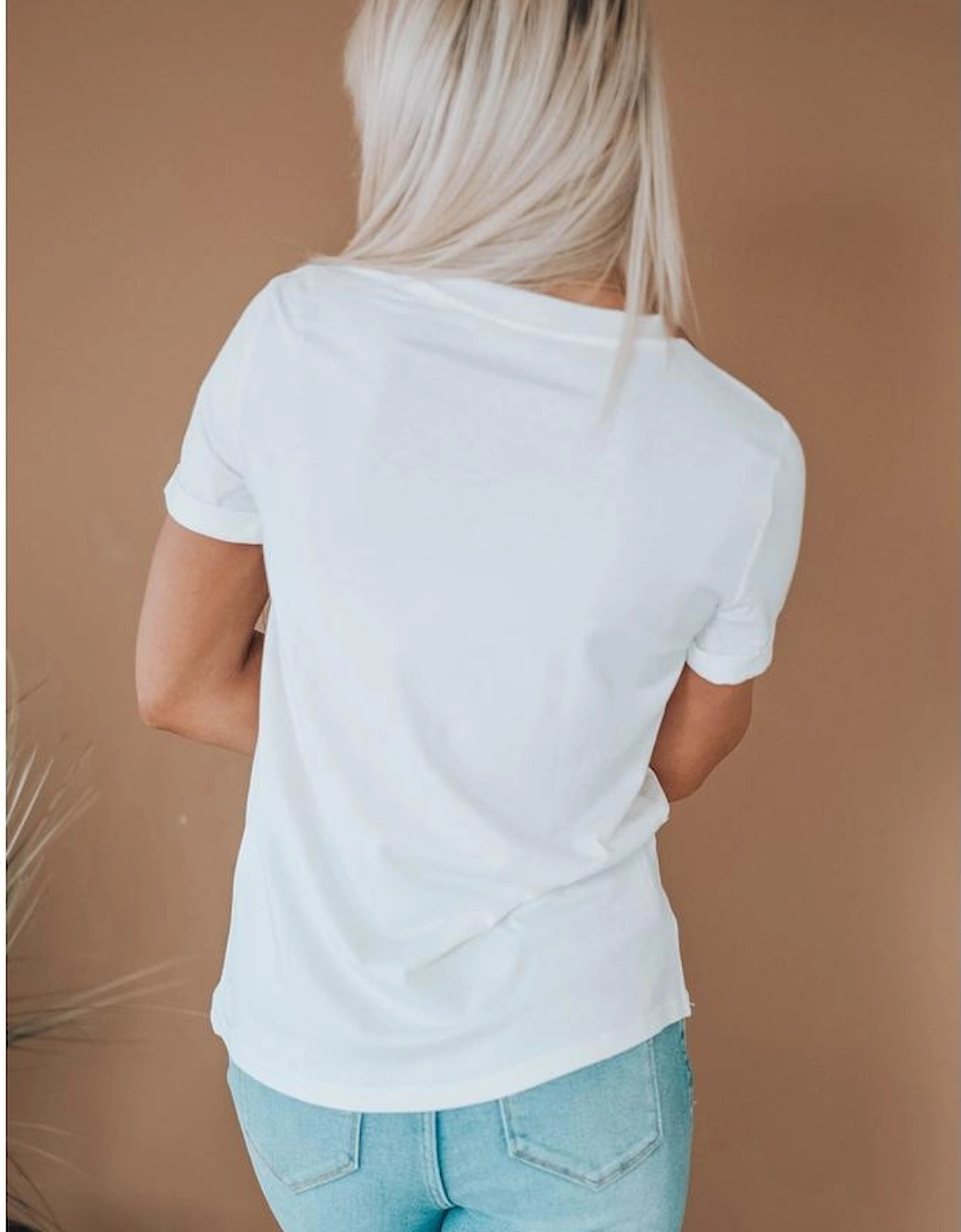 White FALL BREEZE and AUTUMN LEAVES Graphic Tee