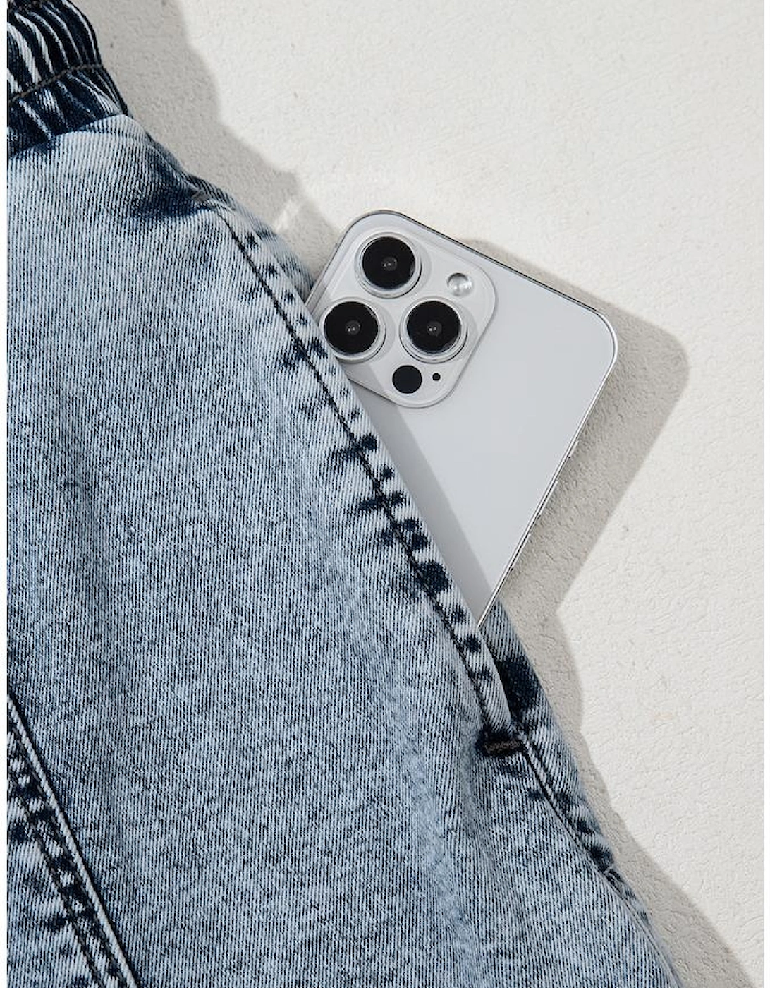 Dusk Blue Drawstring High Waist Pocketed Denim Shorts