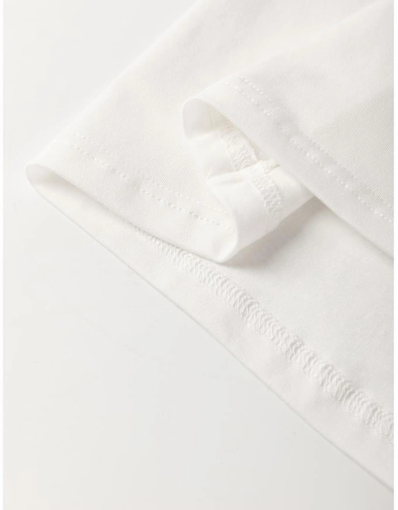 White FLOWER MARKET Graphic T Shirt