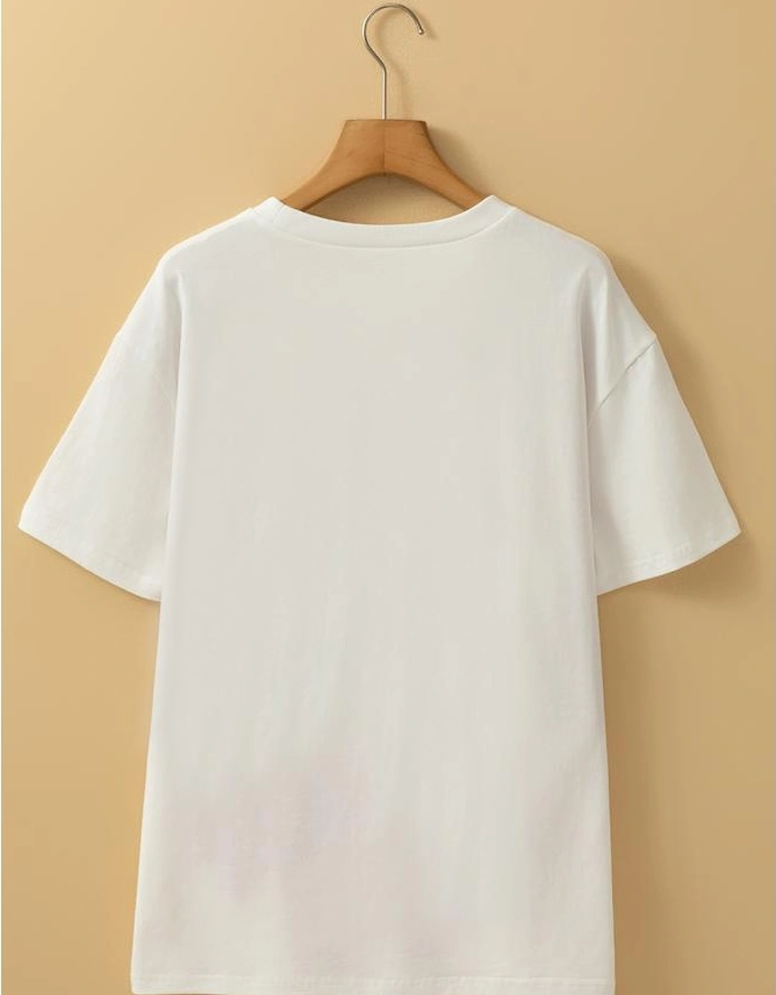 White FLOWER MARKET Graphic T Shirt