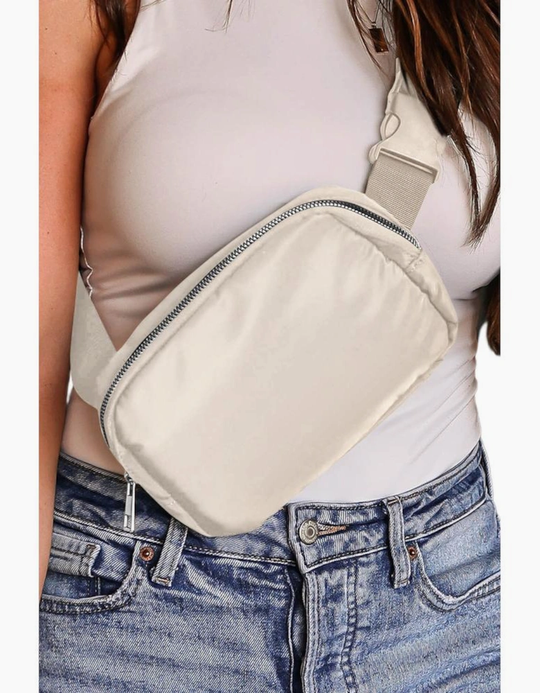 Casual Waterproof Zipped Crossbody Chest Bag 20*5*14cm