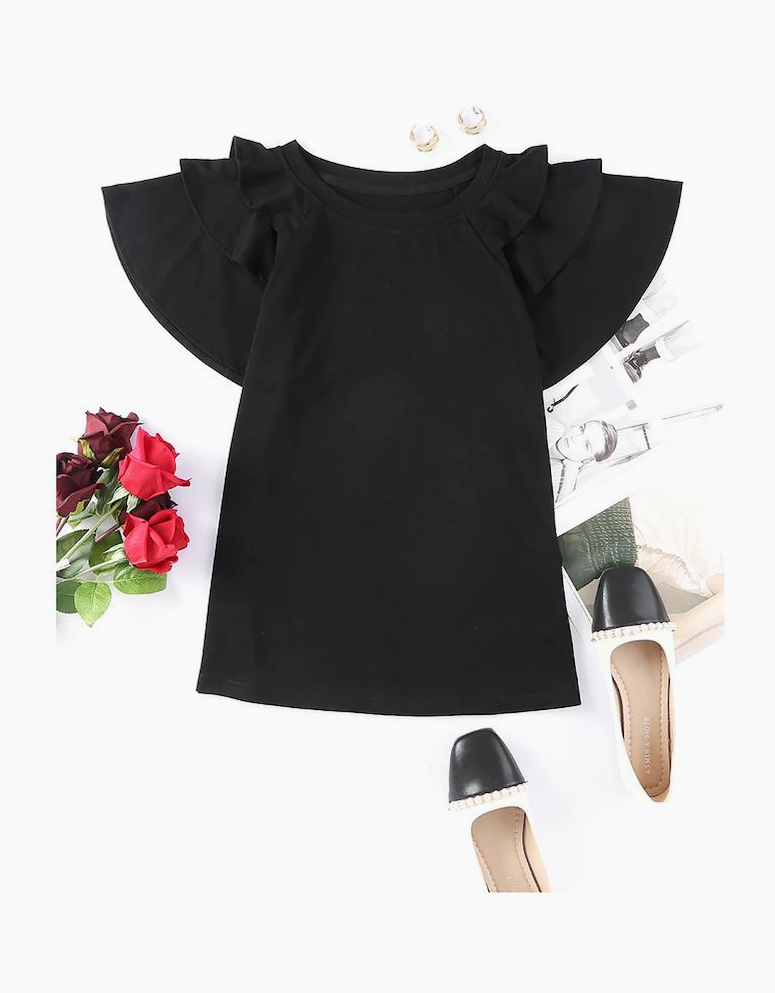 Azura Exchange Womens Casual Short Sleeve TShirt Top