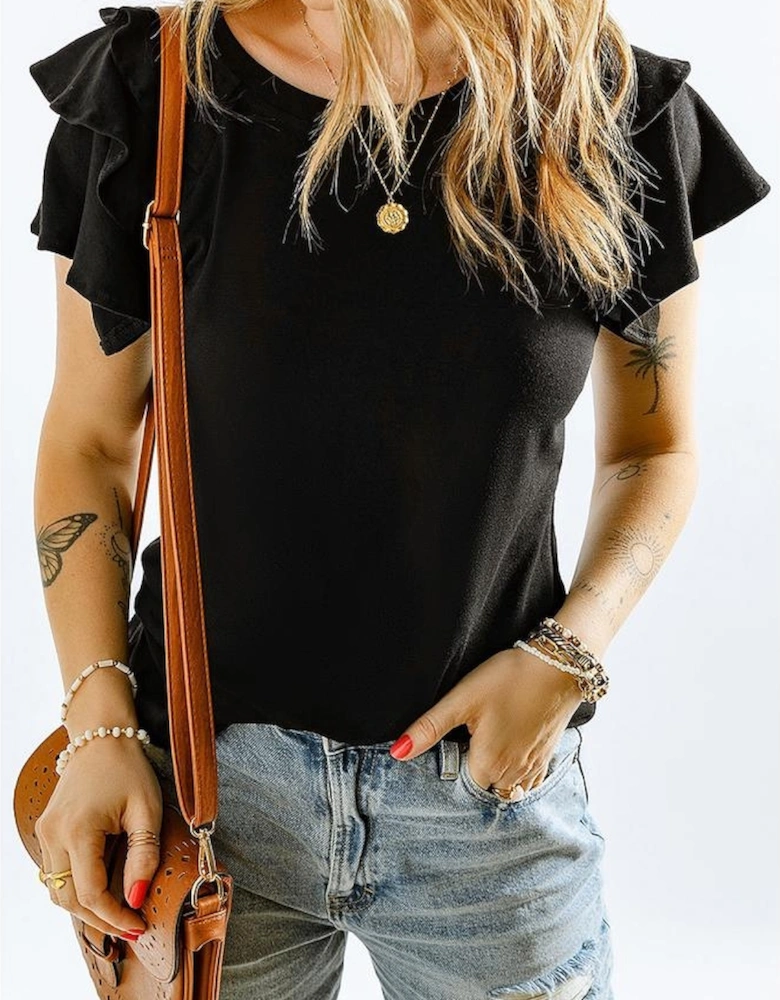 Azura Exchange Womens Casual Short Sleeve TShirt Top