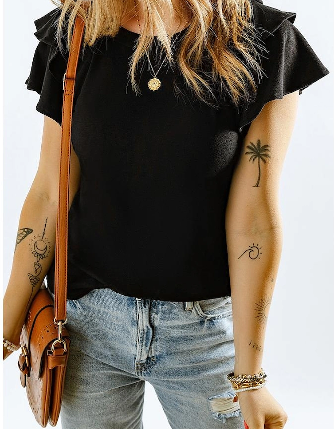 Azura Exchange Womens Casual Short Sleeve TShirt Top