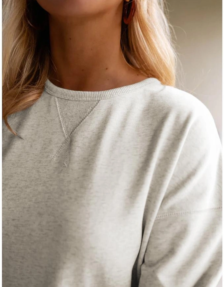 White Solid Color Puff Sleeve Ruffle Hem Mini Dress