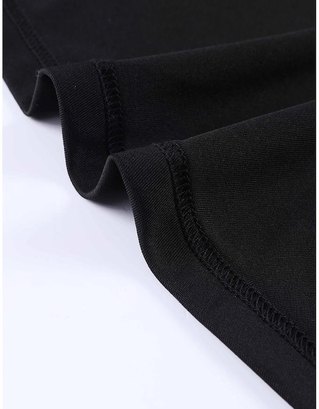 Black Ruffled Sleeve Wrap V Neck Midi Dress