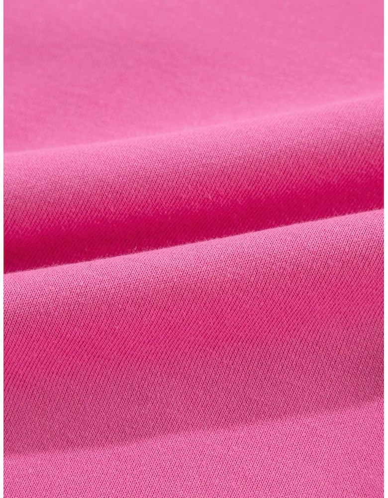 Bonbon Contrast Patchwork Pullover and Drawstring Joggers Set