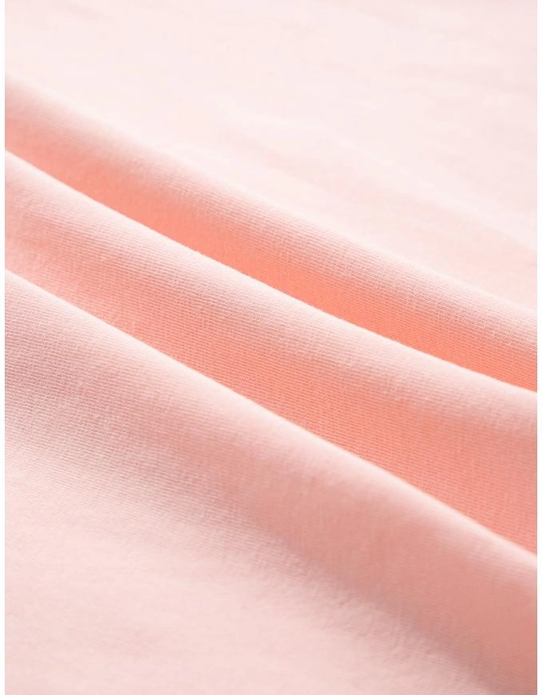 Light Pink Eyelet Lace Star Applique Plus Size T Shirt