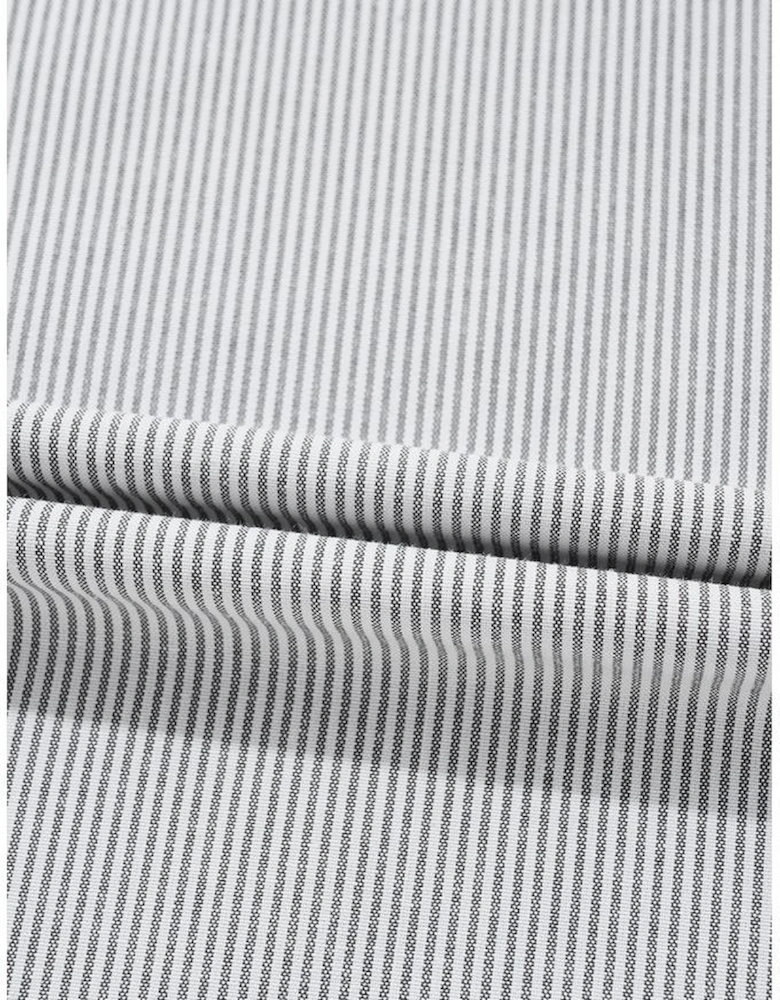 Black Stripe Half Buttoned Sleeveless Wide Leg Jumpsuit