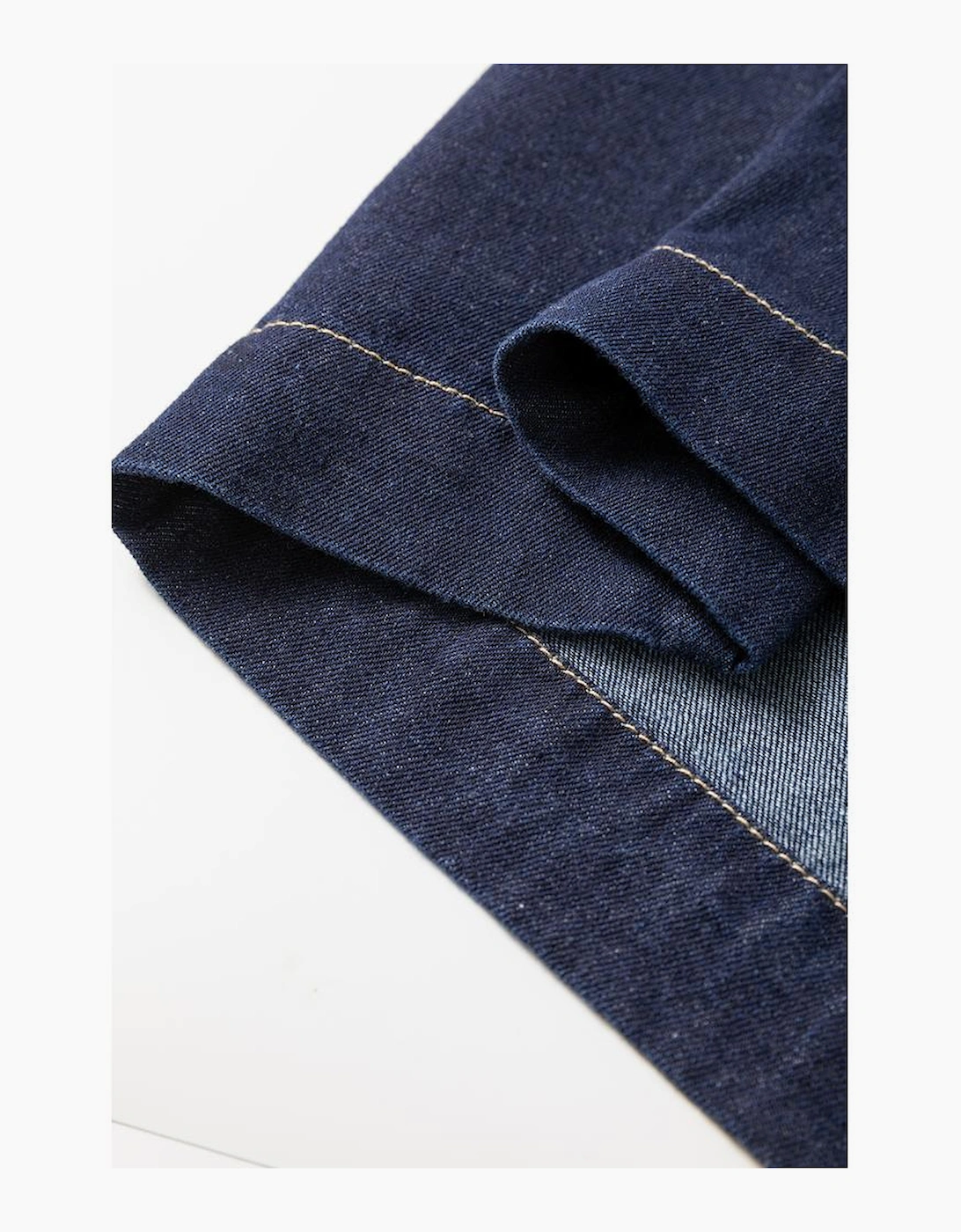 Dirty blue Zipped up Bodice Collared Short Puff Sleeve Denim Dress