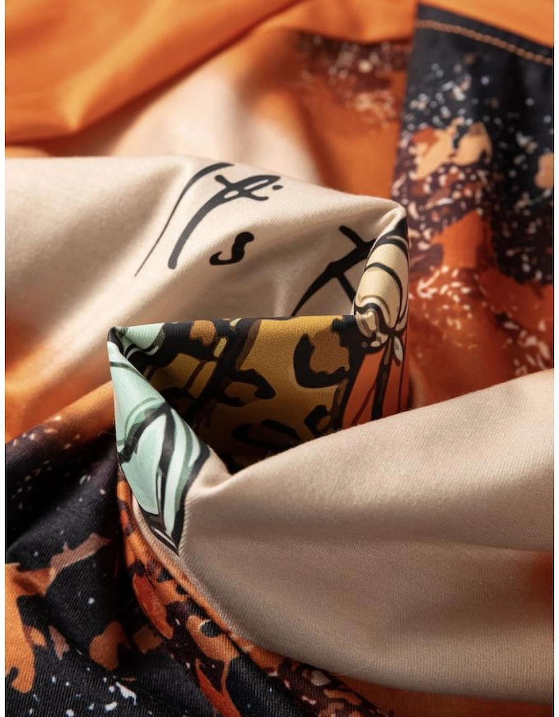 Gold Flame It's Fall Yall Halloween Pumpkin Graphic Bleached Top