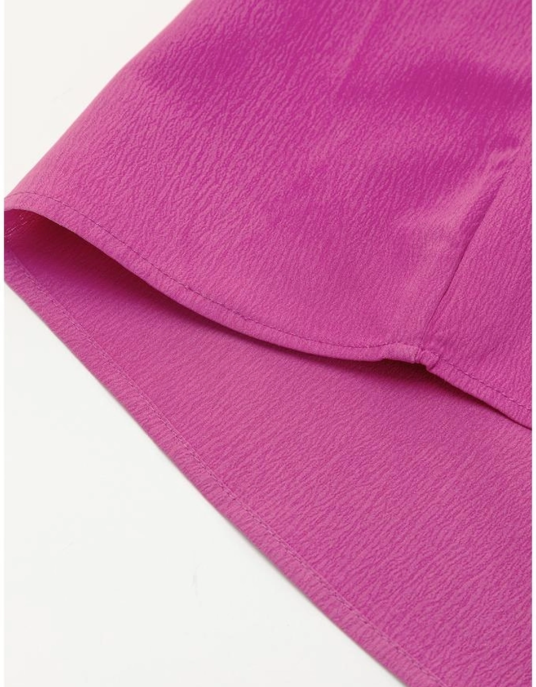 Rose Red Solid Color Ruffled Straps Smocked Ruched Maxi Dress