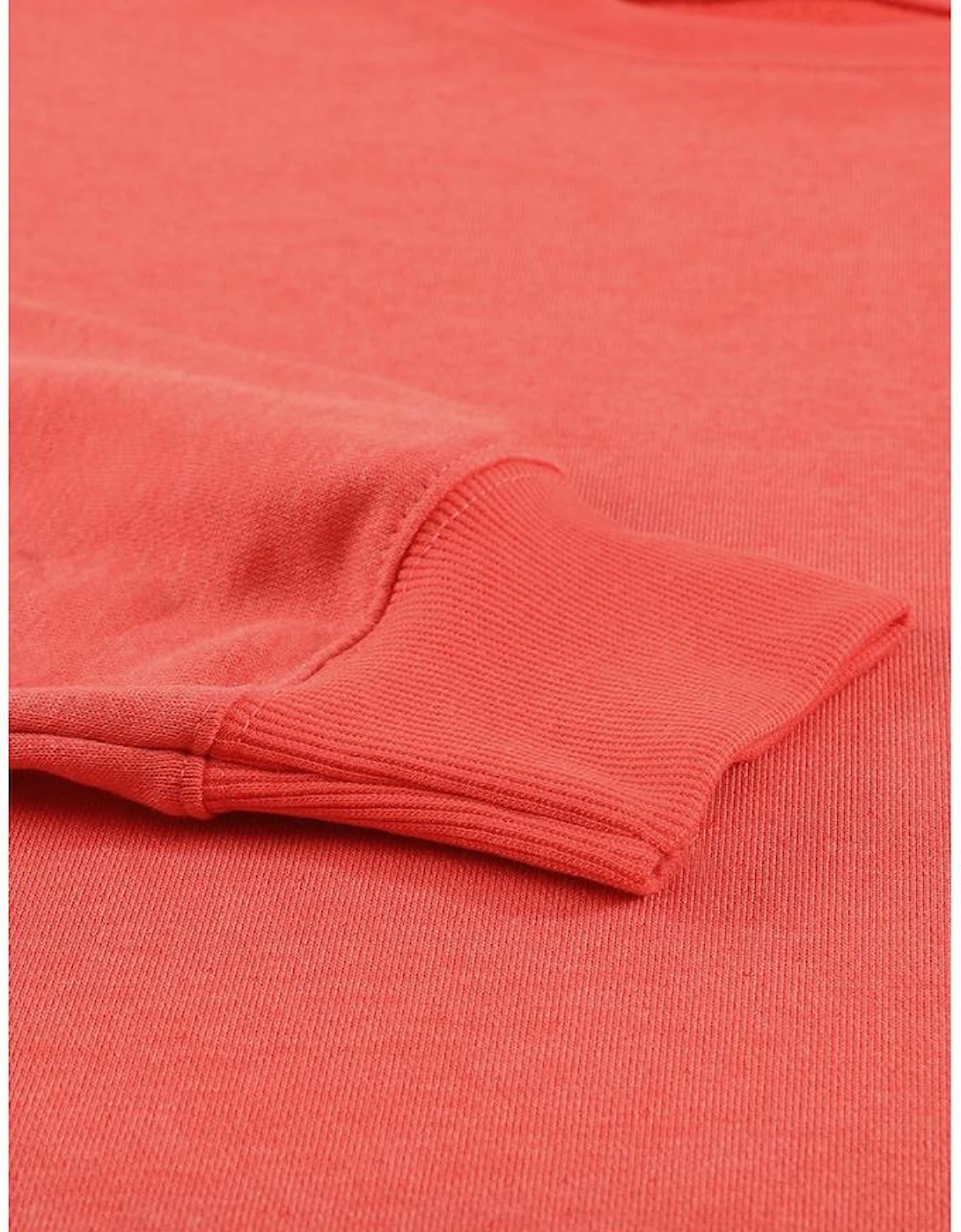 Plain Crew Neck Pullover Sweatshirt