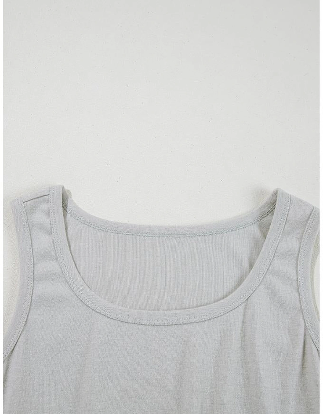 Gray 3 Pcs Crop Tank Top Shorts with Cardigan Lounge Set