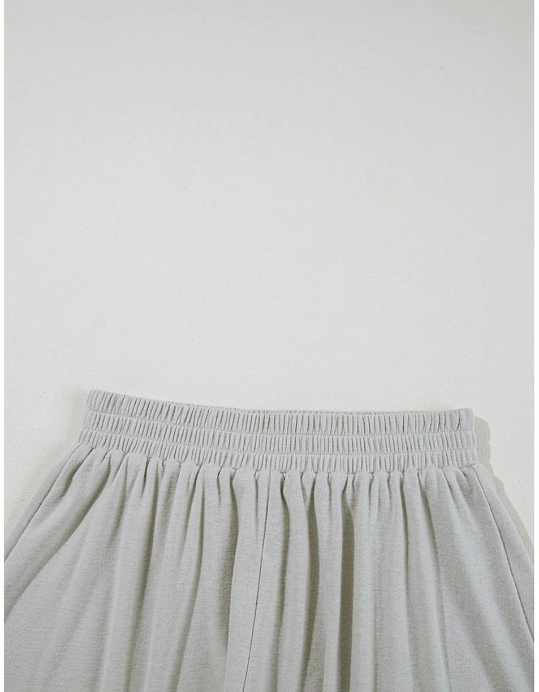 Gray 3 Pcs Crop Tank Top Shorts with Cardigan Lounge Set