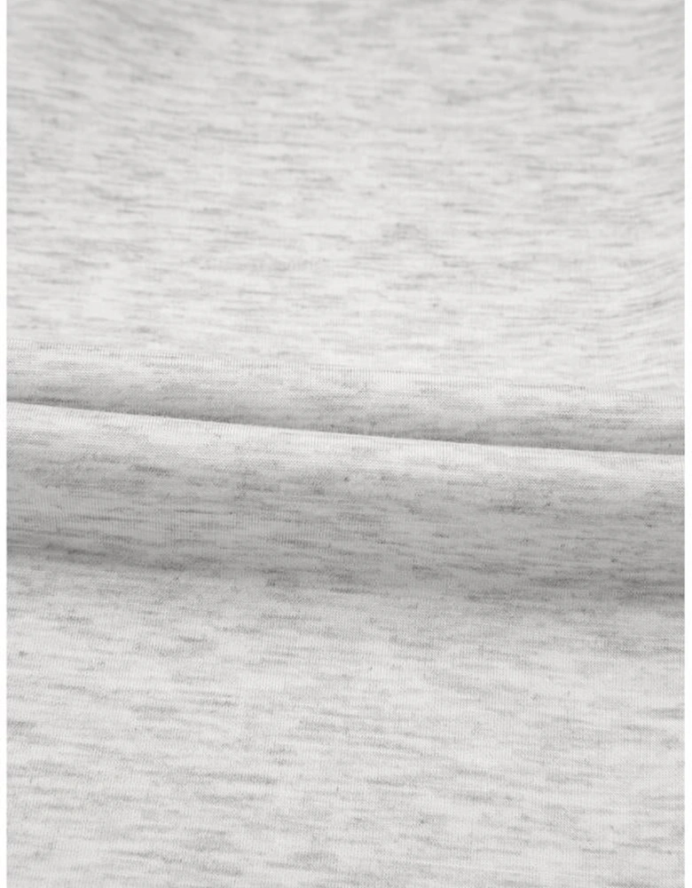 Light Grey Solid Color Crew Neck Drawstring High Waist Sleeveless Jumpsuit