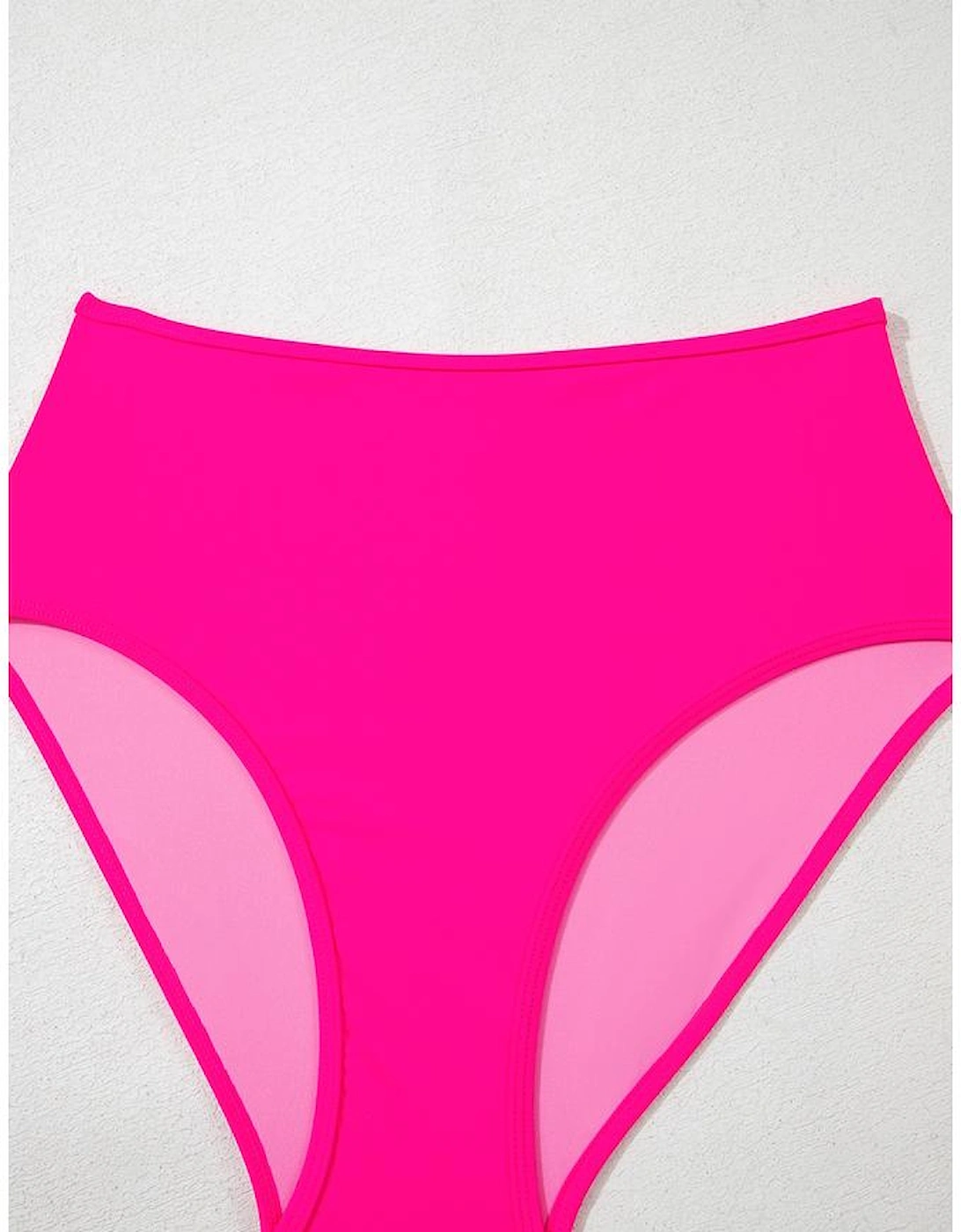 Bonbon Ruched Tummy Control Tankini 2pcs Swimsuit