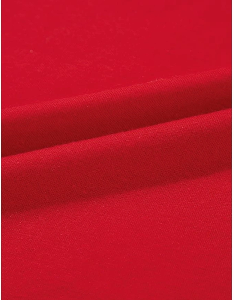 Red Merry Christmas Graphic Crewneck T Shirt