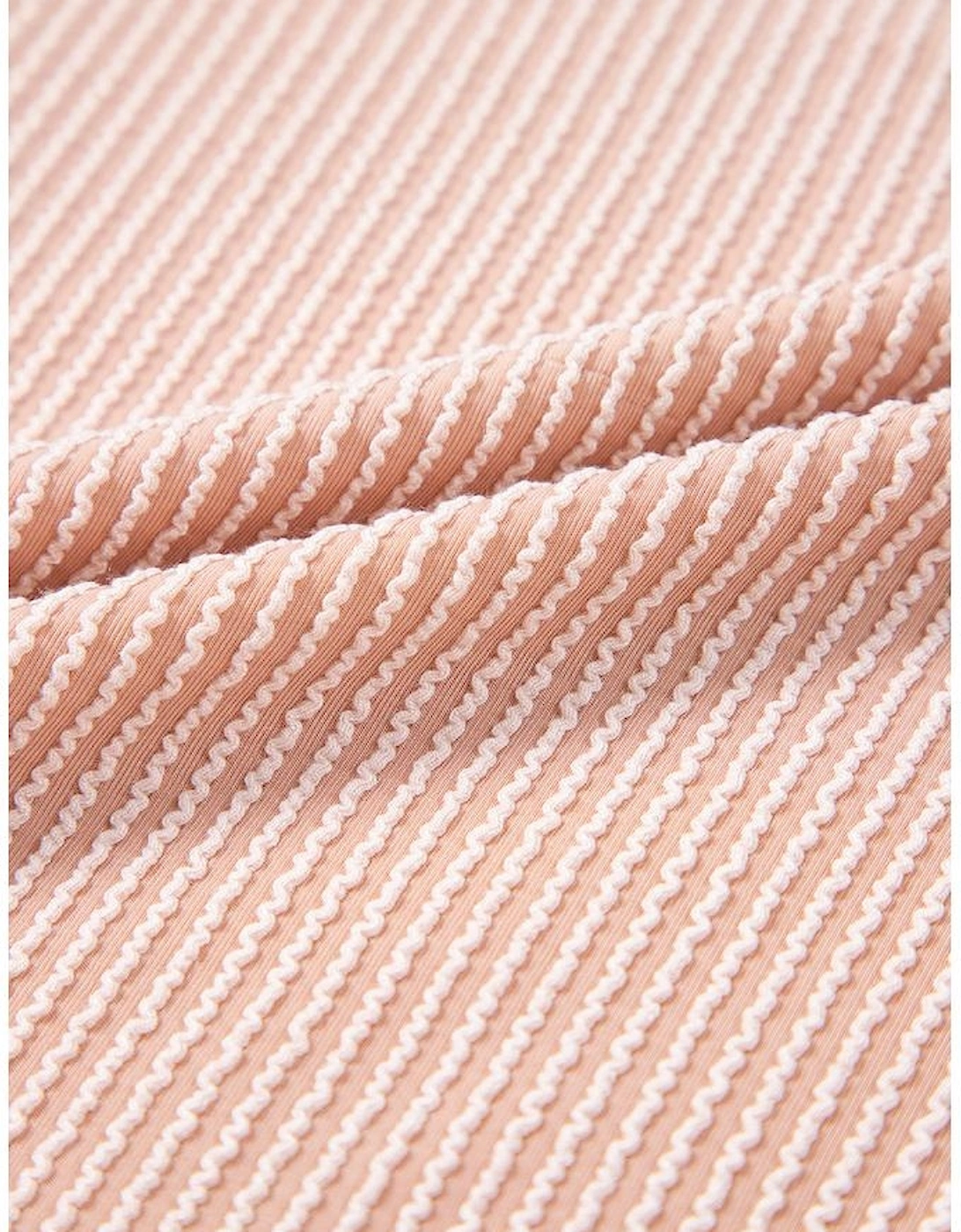 Smoke Gray Solid Corded Knit Short Sleeve T Shirt and Wide Leg Pants Set