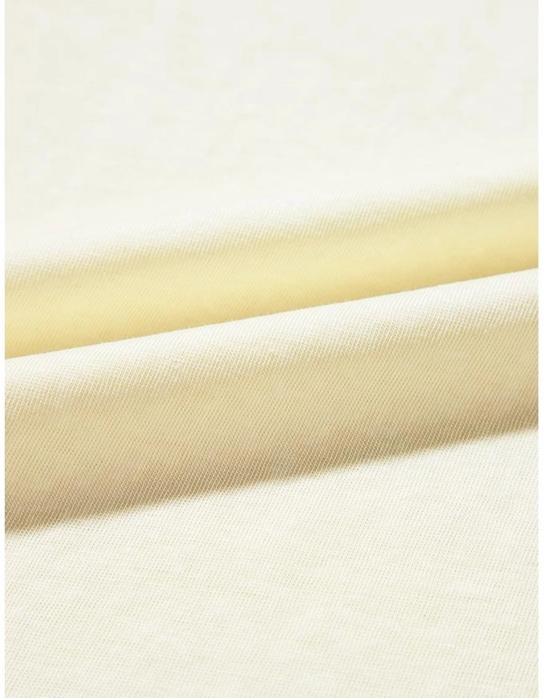 Beige Floral Patchwork Half Batwing Sleeve Blouse