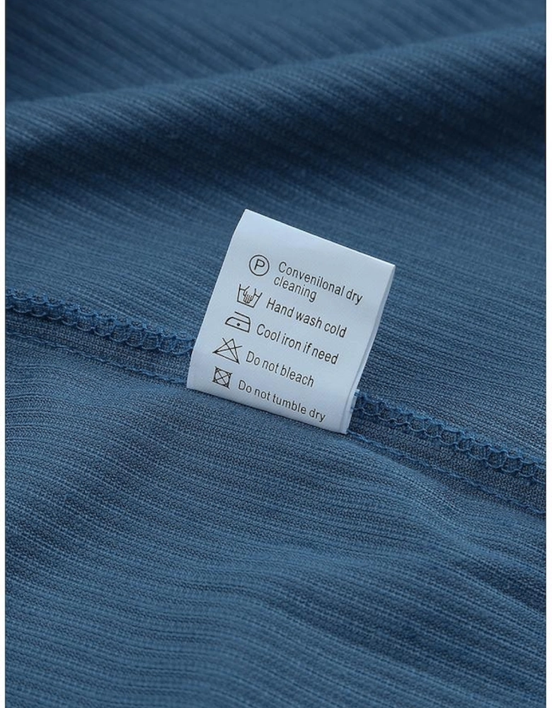 Blue Corduroy Button Pocket Shirt