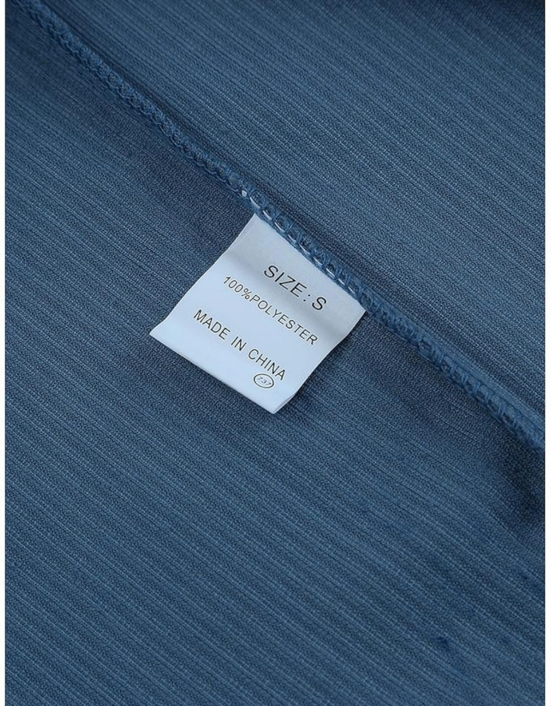 Blue Corduroy Button Pocket Shirt