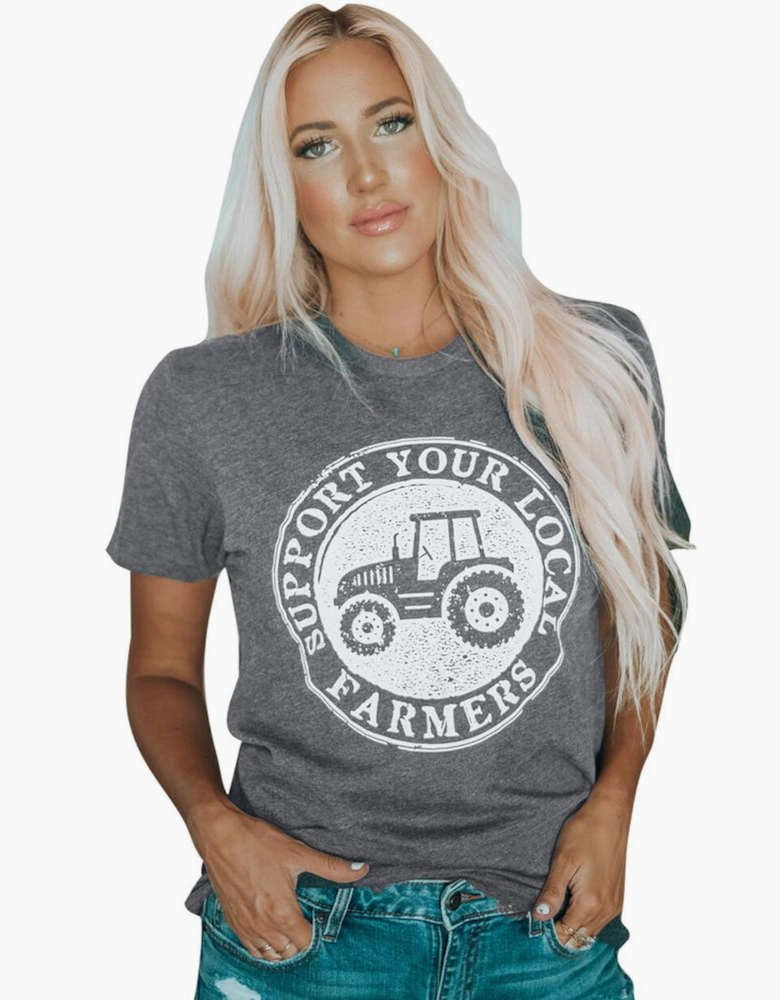 SUPPORT YOUR LOCALFARMERS Graphic Tee