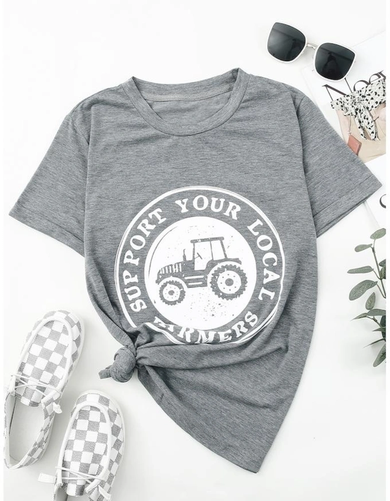 SUPPORT YOUR LOCALFARMERS Graphic Tee