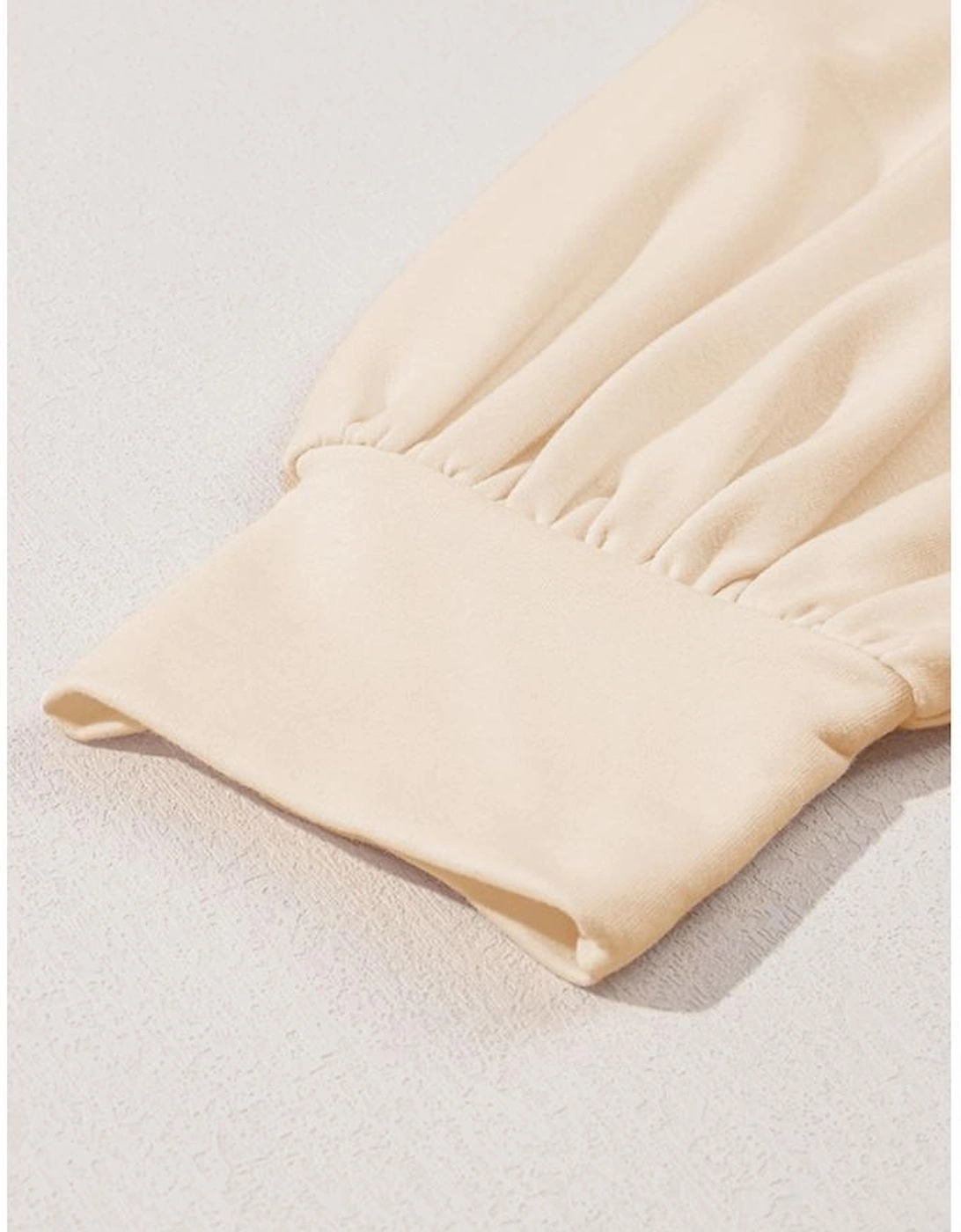 Beige Star Shape Studded Crew Neck Plus Size T Shirt