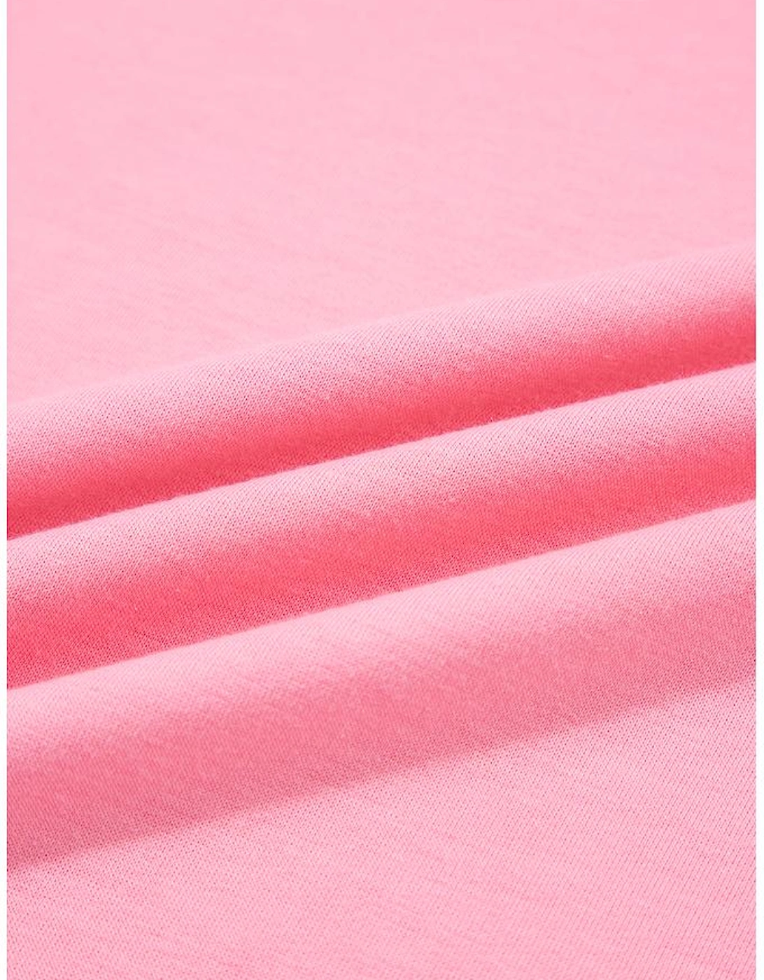 Sachet Pink Drop Shoulder Lace Ruffled Sleeve Patchwork Loose Sweatshirt