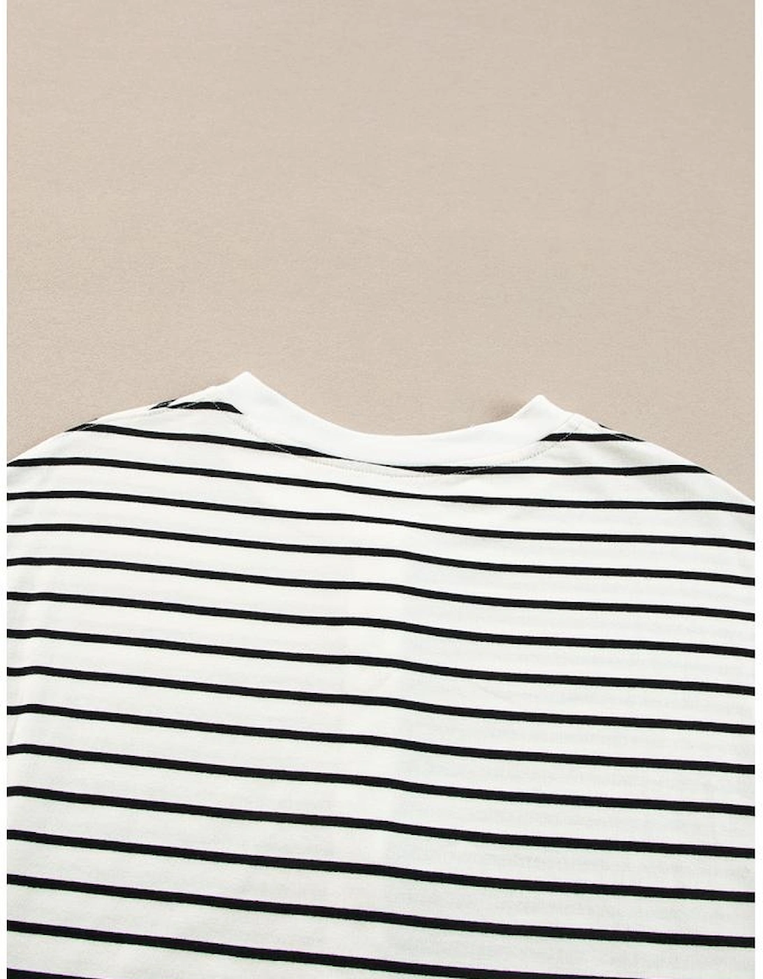 Black white Stripes Printed Half Button Long Sleeve Top and Shorts Set